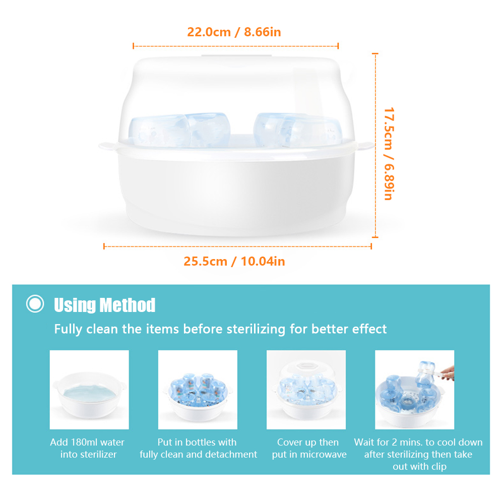 Microwave Bottle Sterilizer St - đánh giá và giá Baby Food Warmer