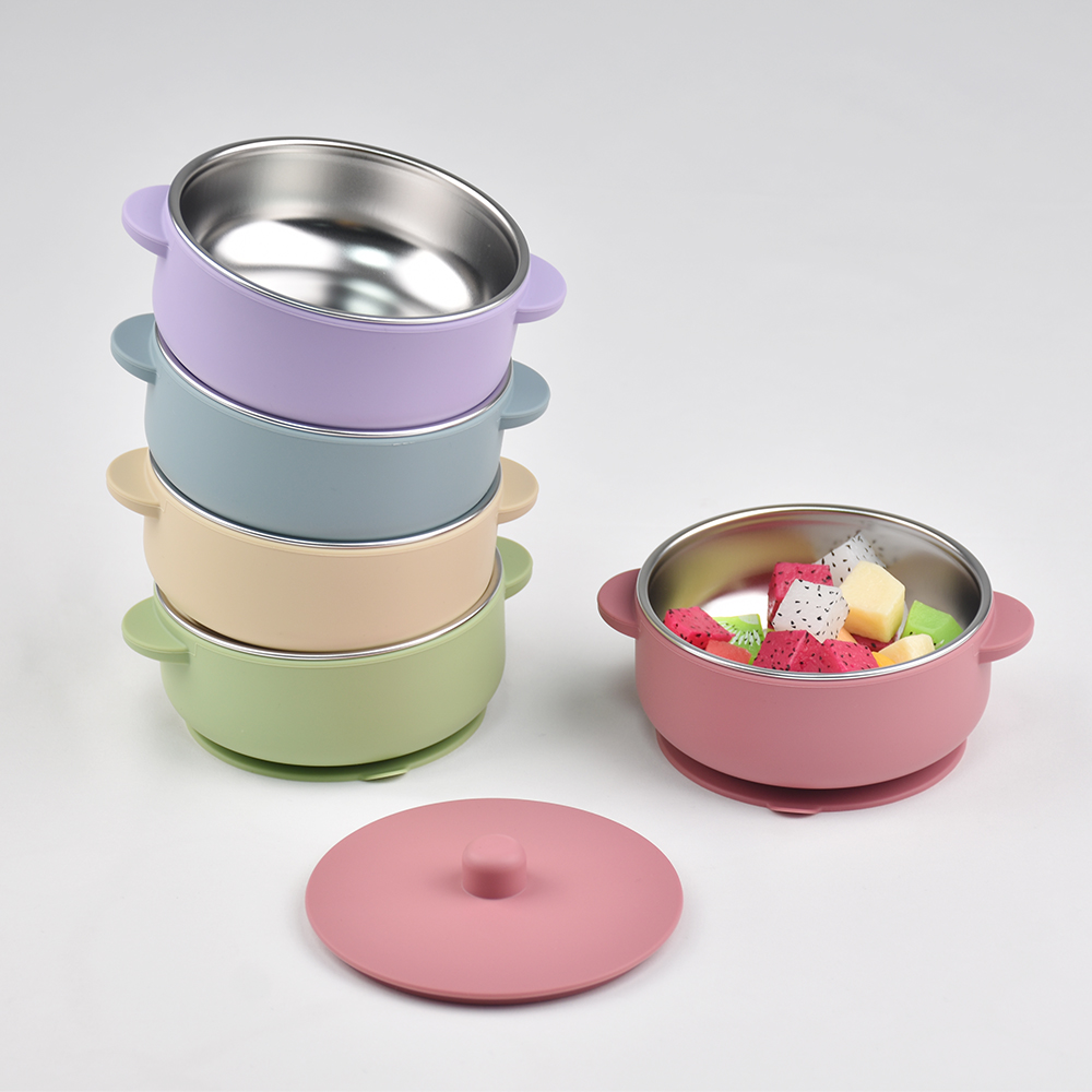 300ml Baby Training Bowl with  - đánh giá và giá Baby Food Jars With Lids