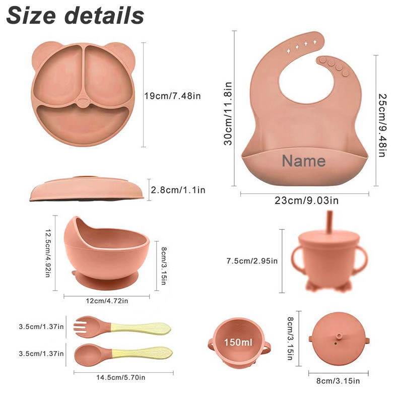 Bộ Đĩa Ăn Dặm Cho Bé Bát Hút D - đánh giá và giá Baby Food Menu