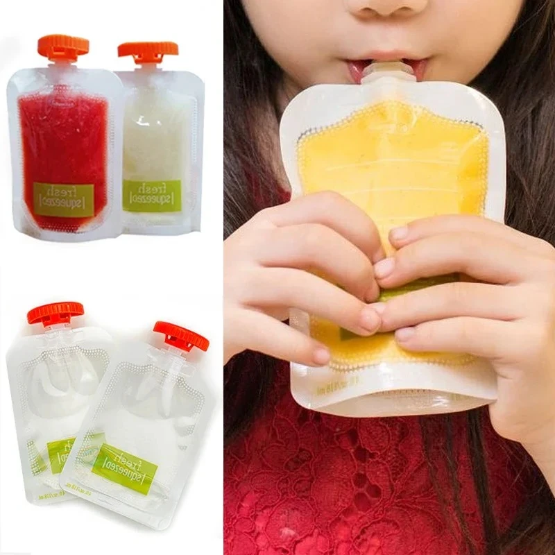 10Pcs Baby Fruit Puree Bags Re - đánh giá và giá Baby Food Vegetables